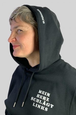 Unisex Hoodie Mein Herz schlägt links von Elternhaus